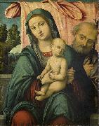 Lorenzo Costa The Holy Family painting